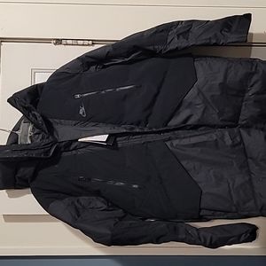 Nike Men's Down Fill Jacket Parka Black Size Small